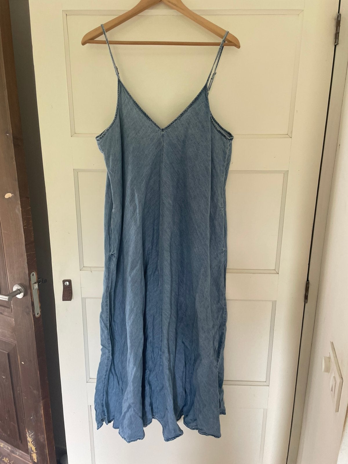 Jurk denim Vanilia maat 40, Maat 38/40 (M), Blauw, Ophalen of Verzenden, Zo goed als nieuw