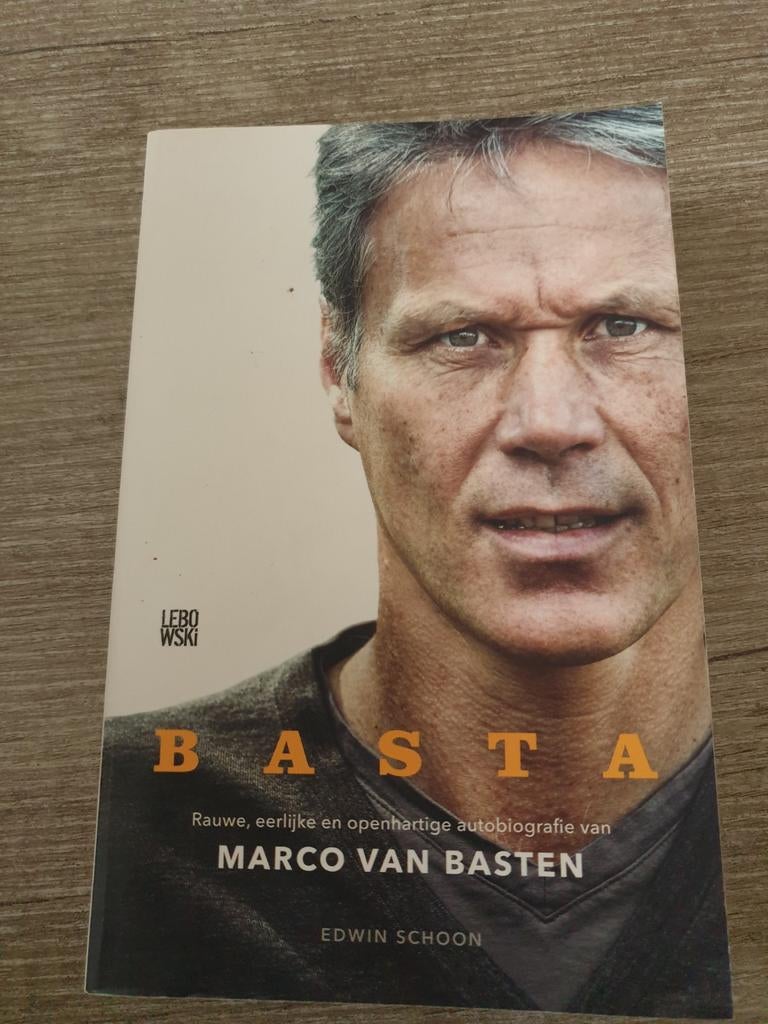 Basta: Autobiografie van Marco van Basten, Ophalen of Verzenden, Gelezen, Edwin Schoon, Sport