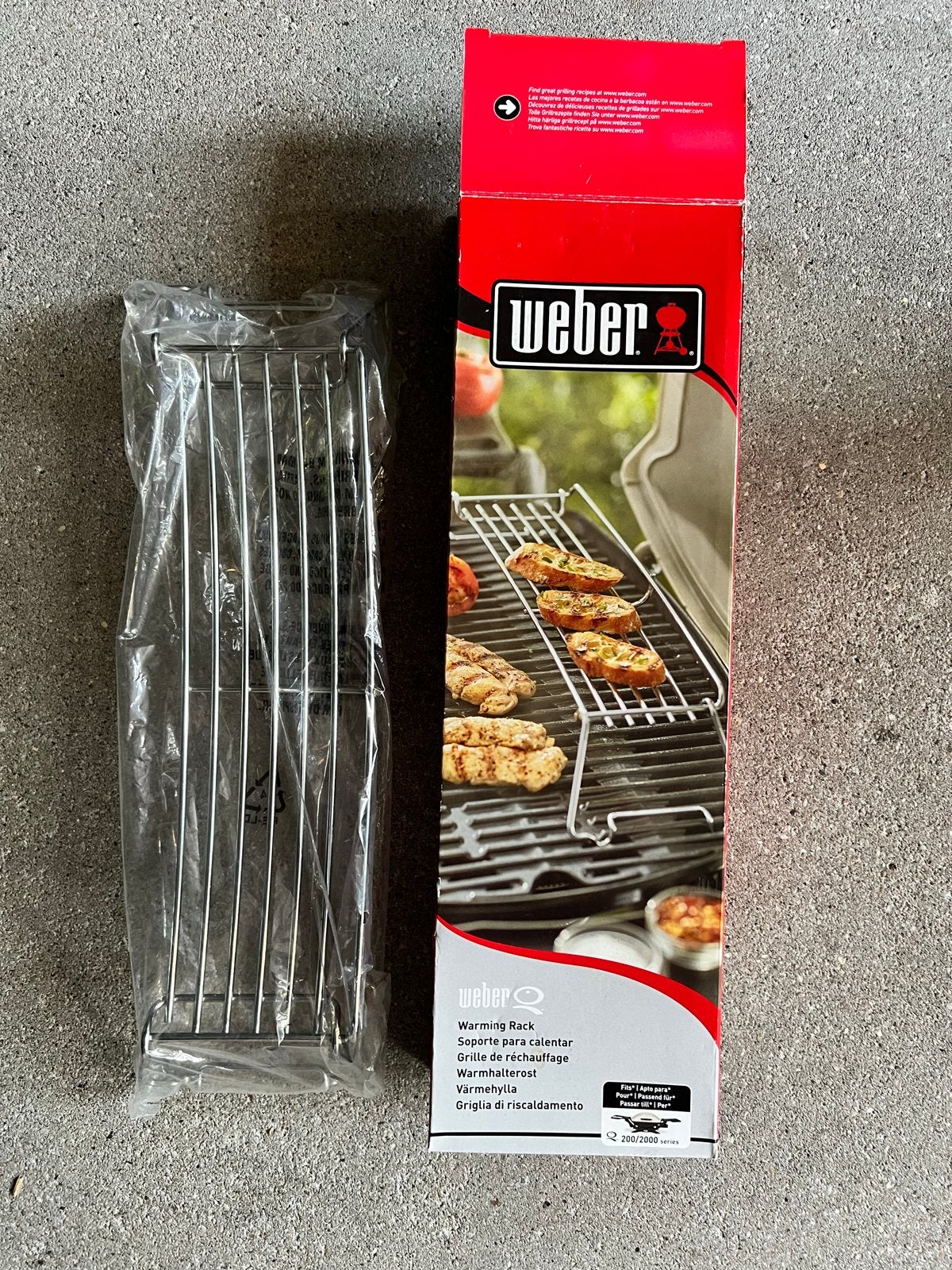 Weber Warmhoudrooster voor Q200/Q2000 - Nieuw in doos, Ophalen of Verzenden, Nieuw