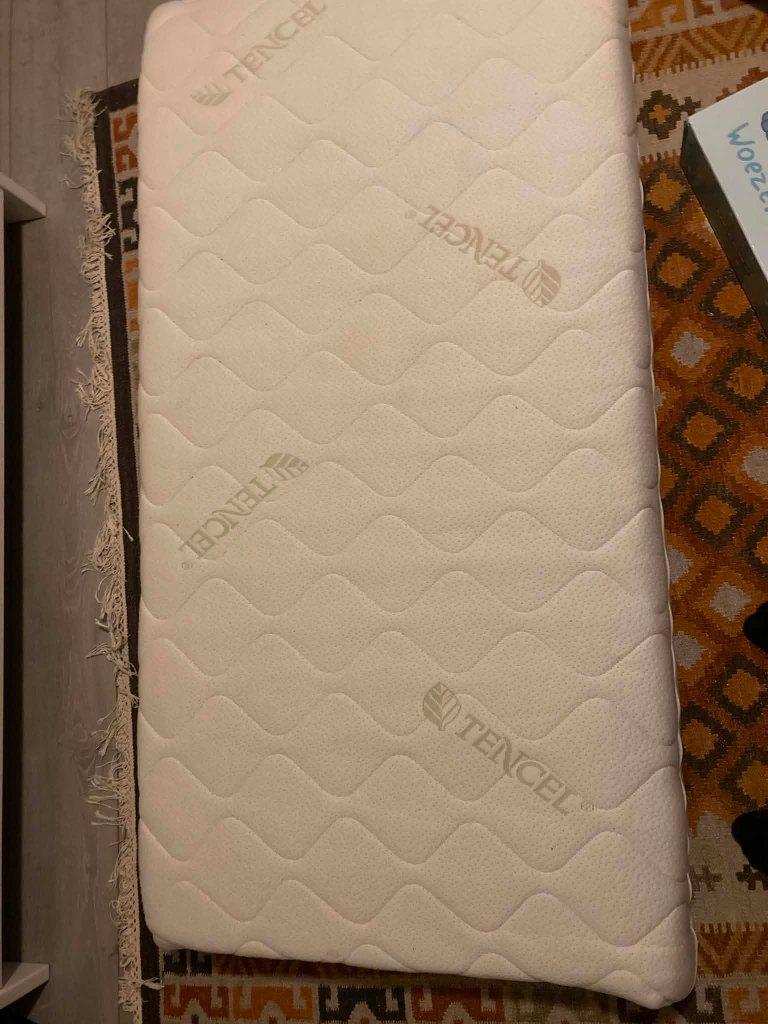Kindermatras te koop, Ophalen, Gebruikt, 190 cm of minder, Matras