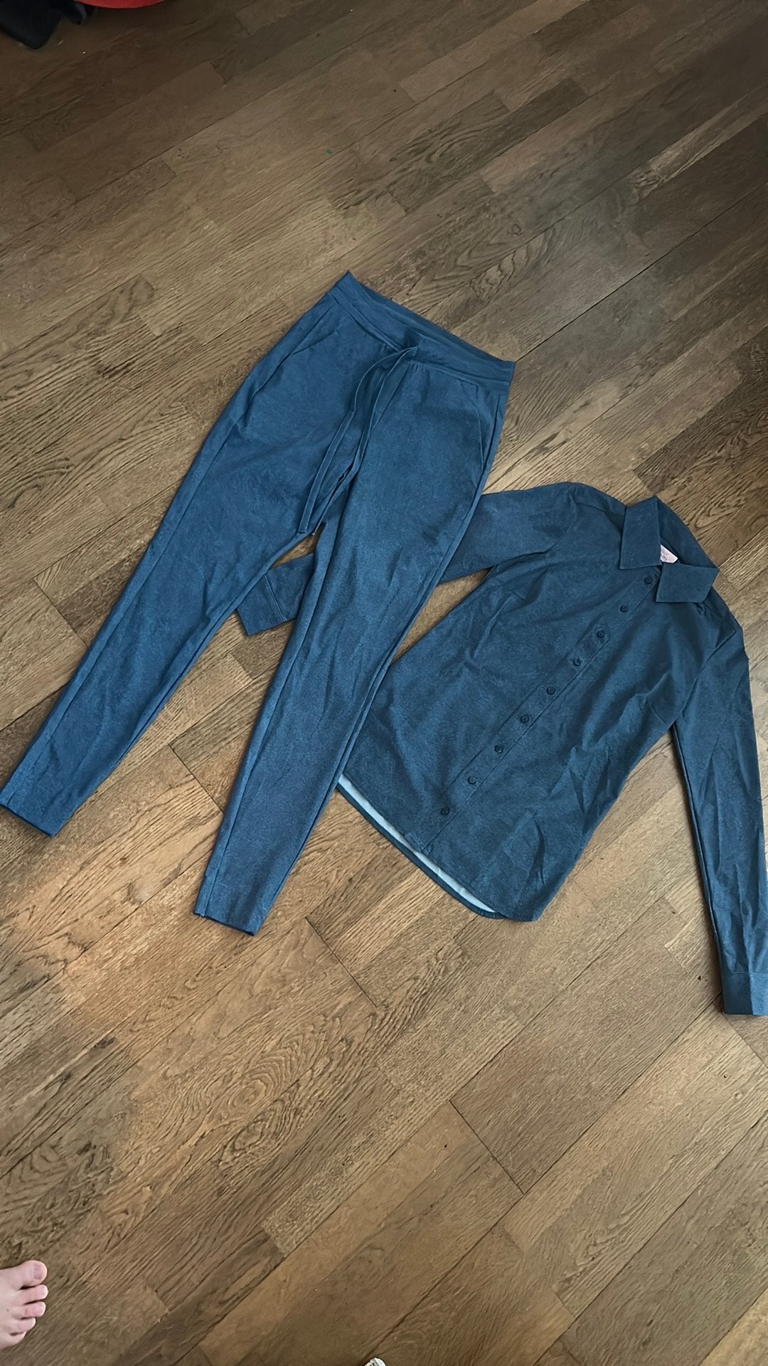 Studio Anneloes set Poppy blouse/downstairs denim XS nieuw, Ophalen of Verzenden, Nieuw, Maat 34 (XS) of kleiner, Blauw