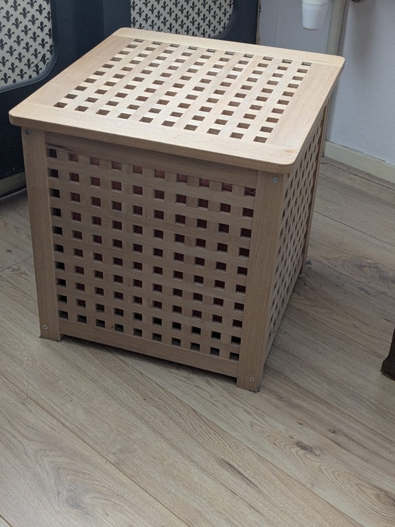 Tafeltje (accacia), Ophalen, Overige materialen, 50 tot 100 cm, Vierkant