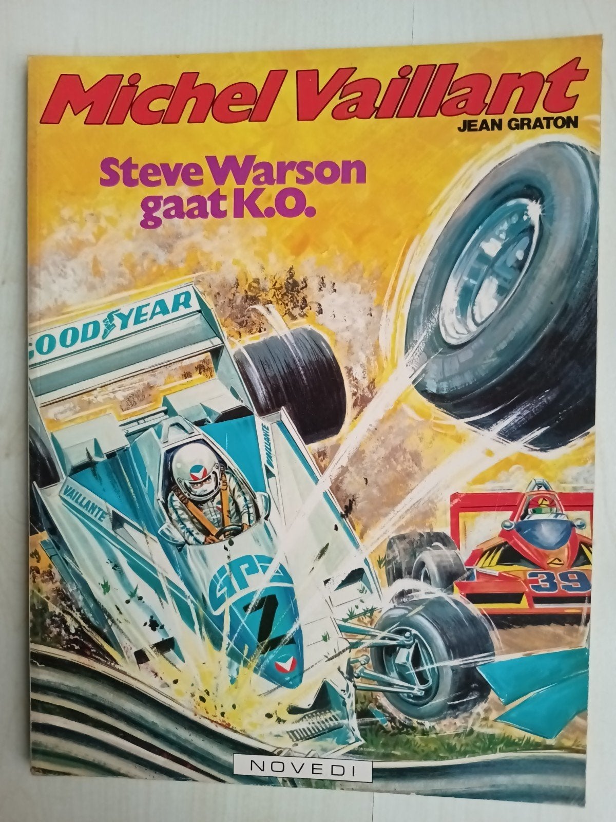 Michel Vaillant - Steve Warson gaat K.O., Boeken, Eén stripboek, Ophalen of Verzenden, Gelezen, Jean Graton