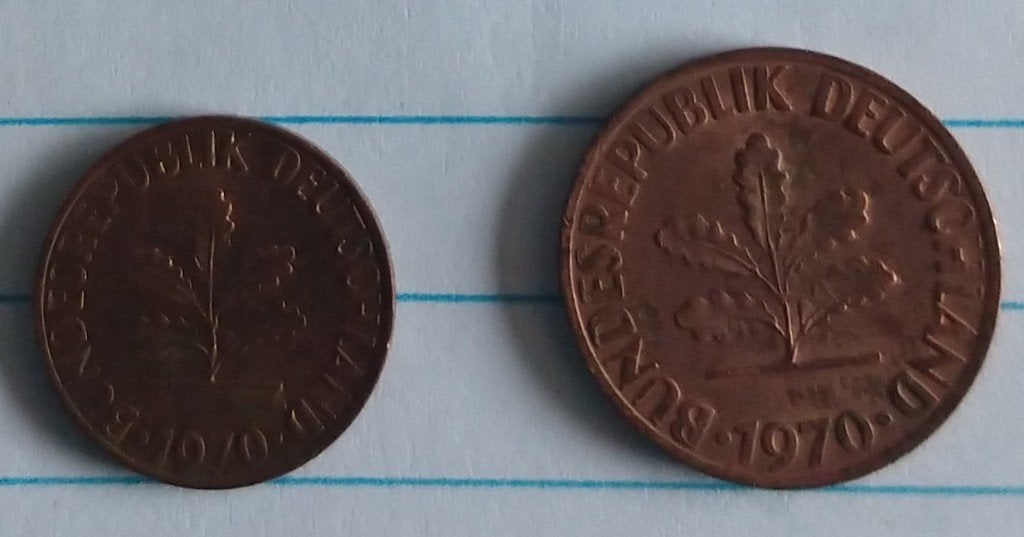 duitse munten uit 1970, volgnr 43, Ophalen of Verzenden, Duitsland, Losse munt