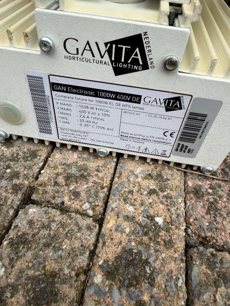 Gavita Kweeklamp, Tuin en Terras, Kweekspullen, Ophalen of Verzenden, Zo goed als nieuw, Kweeklamp
