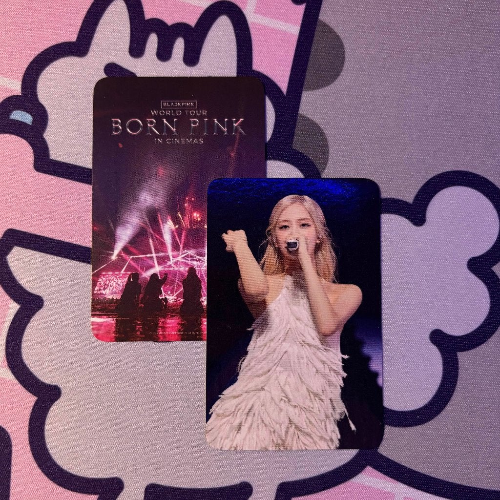 Blackpink Born Pink World Tour in Cinemas Round 3 Rose, Verzamelen, Muziek, Artiesten en Beroemdheden, Ophalen of Verzenden, Nieuw