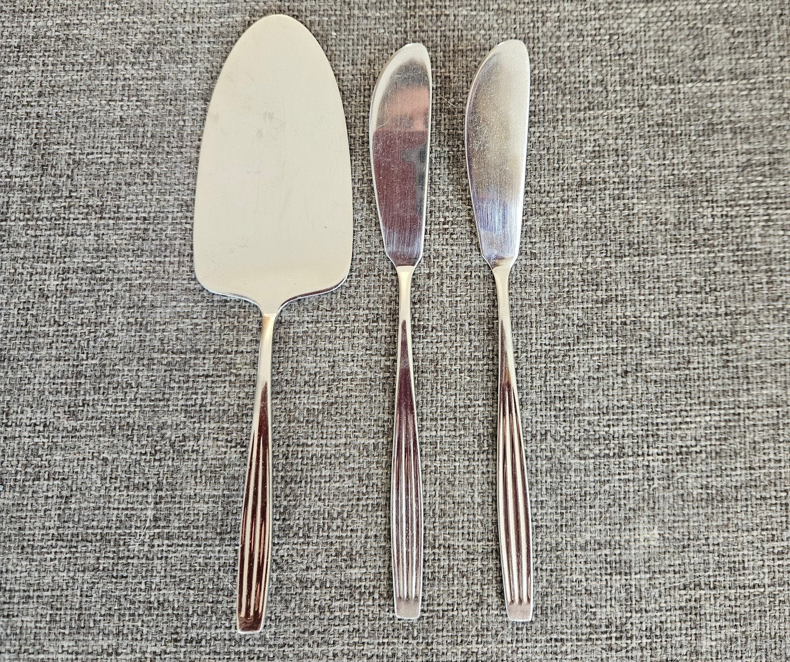 Taartschep en botermesjes set, Antiek en Kunst, Ophalen of Verzenden