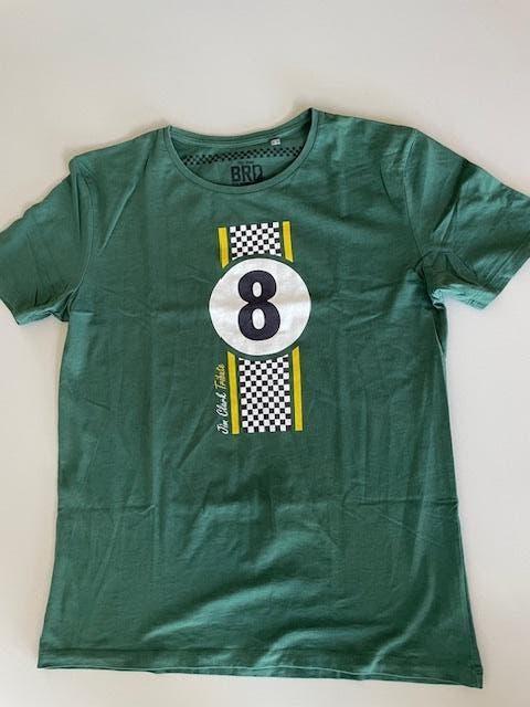 t-shirt BRD coureur Jim Clark Tribute donkergroen maat L, Maat 52/54 (L), BRD Six Wheels Life, Ophalen of Verzenden, Zo goed als nieuw