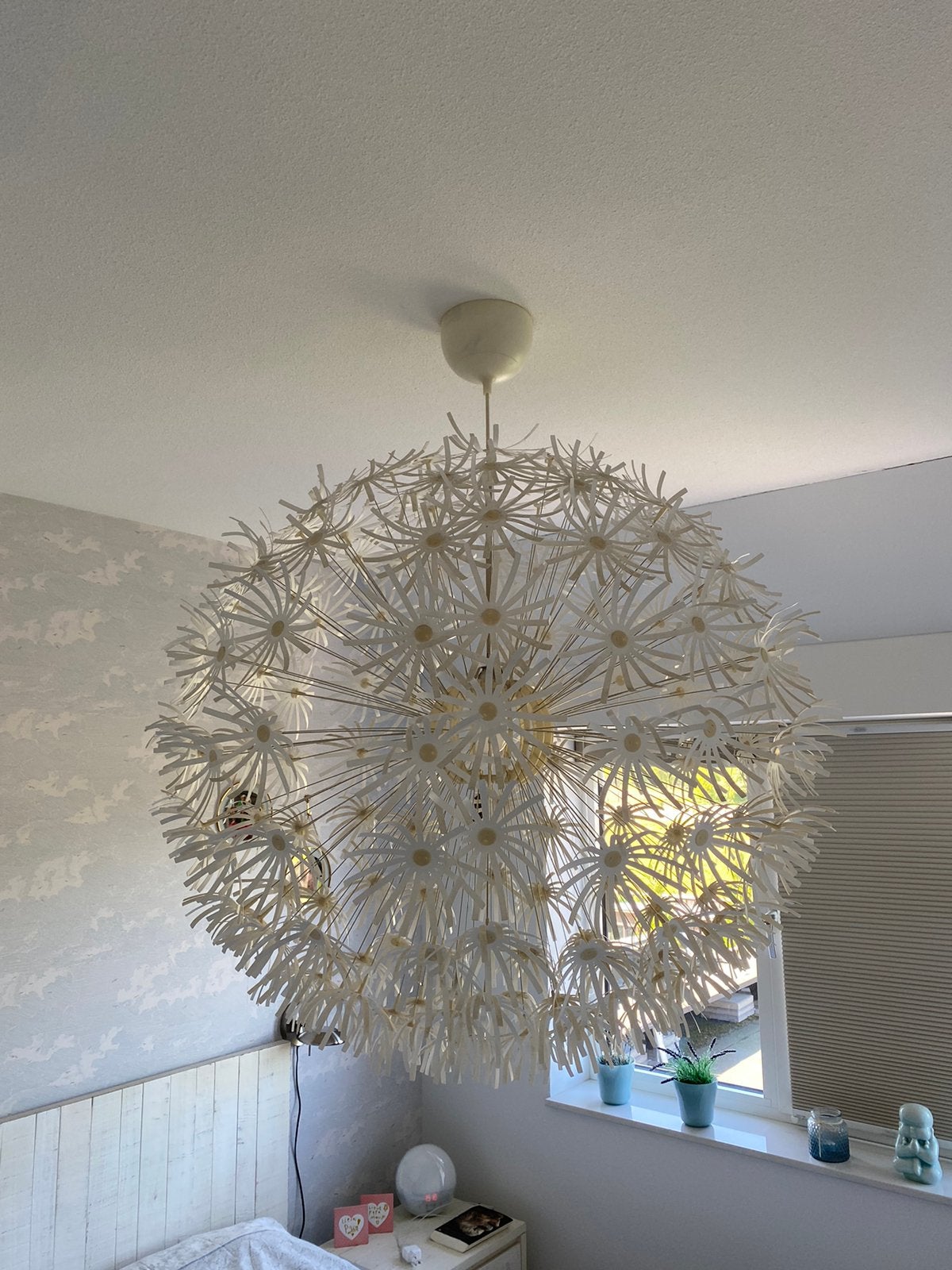 Ikea Maskros plafondlamp, Huis en Inrichting, Lampen | Kroonluchters, Ophalen, Zo goed als nieuw
