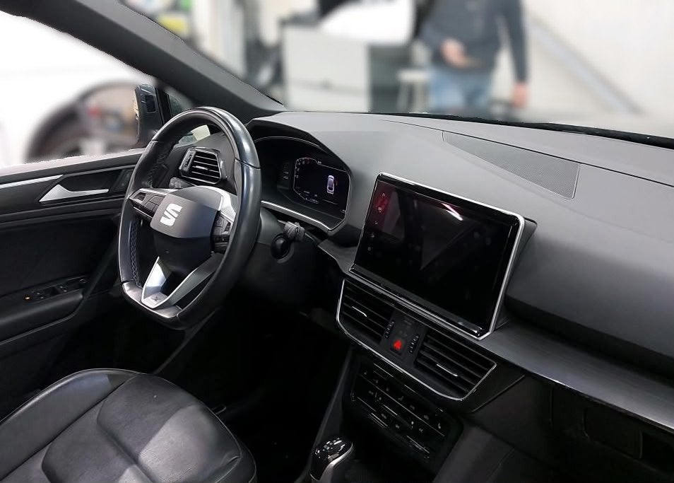 SEAT Tarraco 1.4 TSI e-Hybrid PHEV Xcellence | Panoramadak |, Auto's, Dealer onderhouden, Zwart, 4 cilinders, Leder