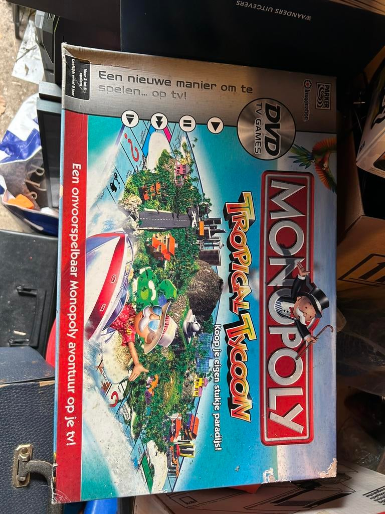 Monopoly- tropical tycoon, Hobby en Vrije tijd, Gezelschapsspellen | Bordspellen, Ophalen of Verzenden, Zo goed als nieuw