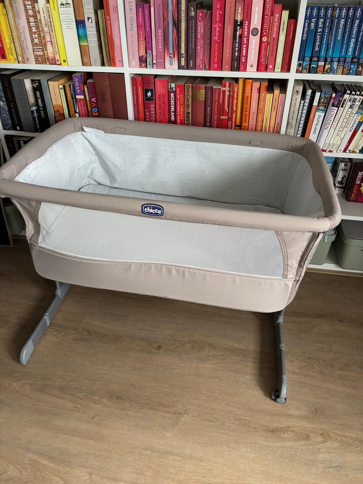 Chicco cosleeper next2me beige, Kinderen en Baby's, Babywiegjes en Ledikanten, Ophalen, Gebruikt, Wieg