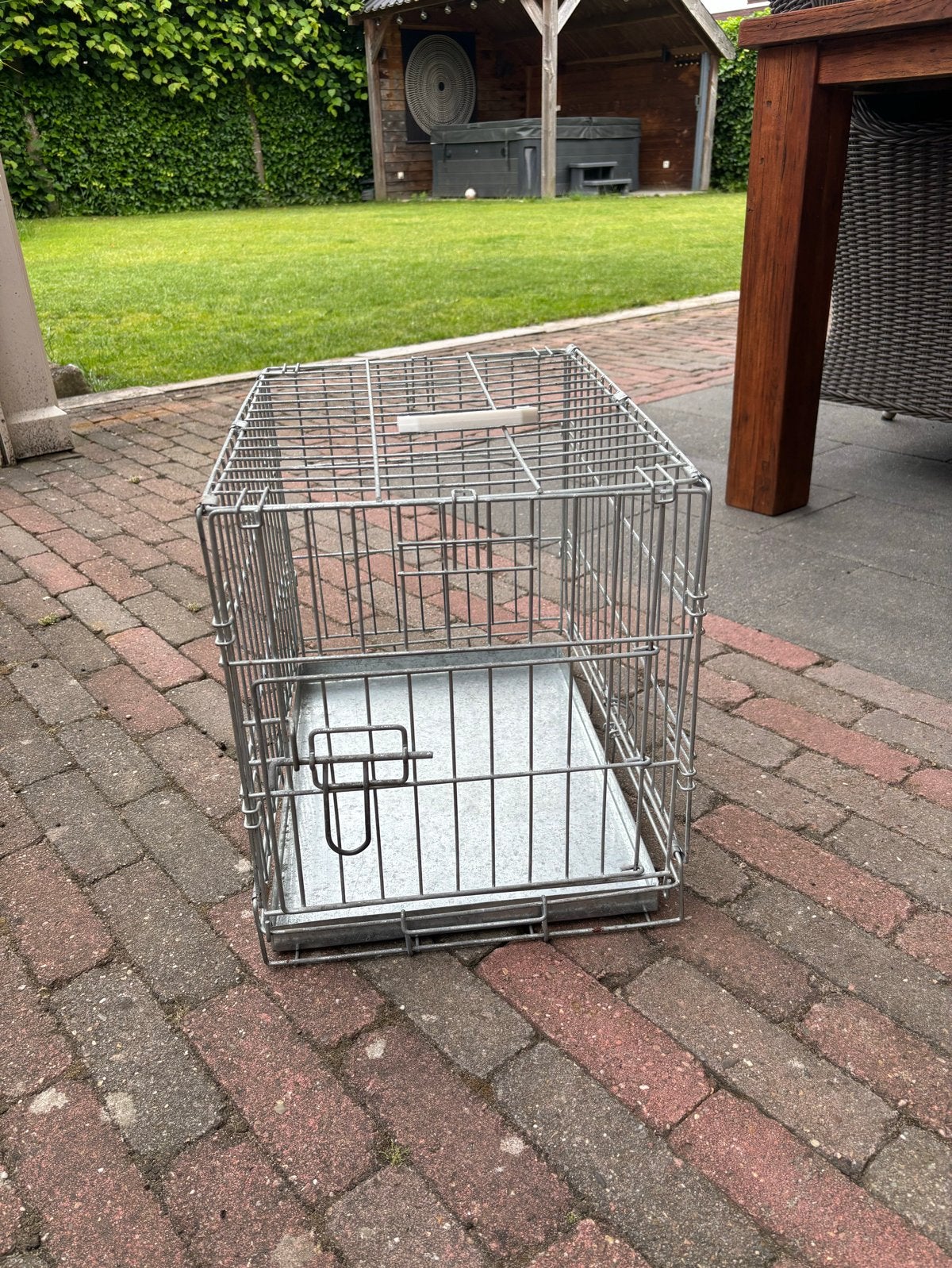 Honden bench, Dieren en Toebehoren, Hondenbenches, Ophalen, Gebruikt