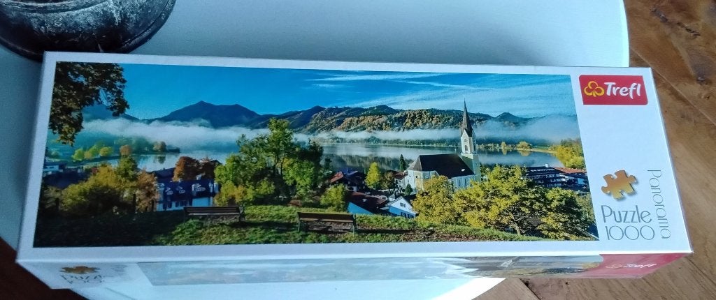 Trefl panorama legpuzzel - puzzel - Schliersee - nieuw in fo, Ophalen of Verzenden, 500 t/m 1500 stukjes, Nieuw, Legpuzzel