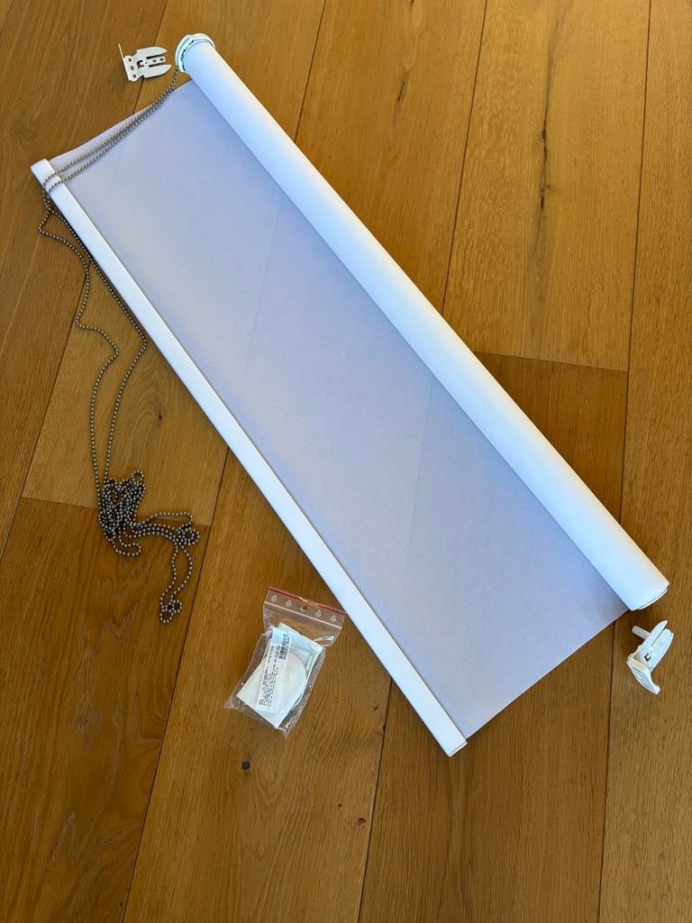 Nieuw Wit Rolgordijn - 106x140 cm - Ongebruikt, Ophalen of Verzenden, Nieuw, Wit, 100 tot 150 cm