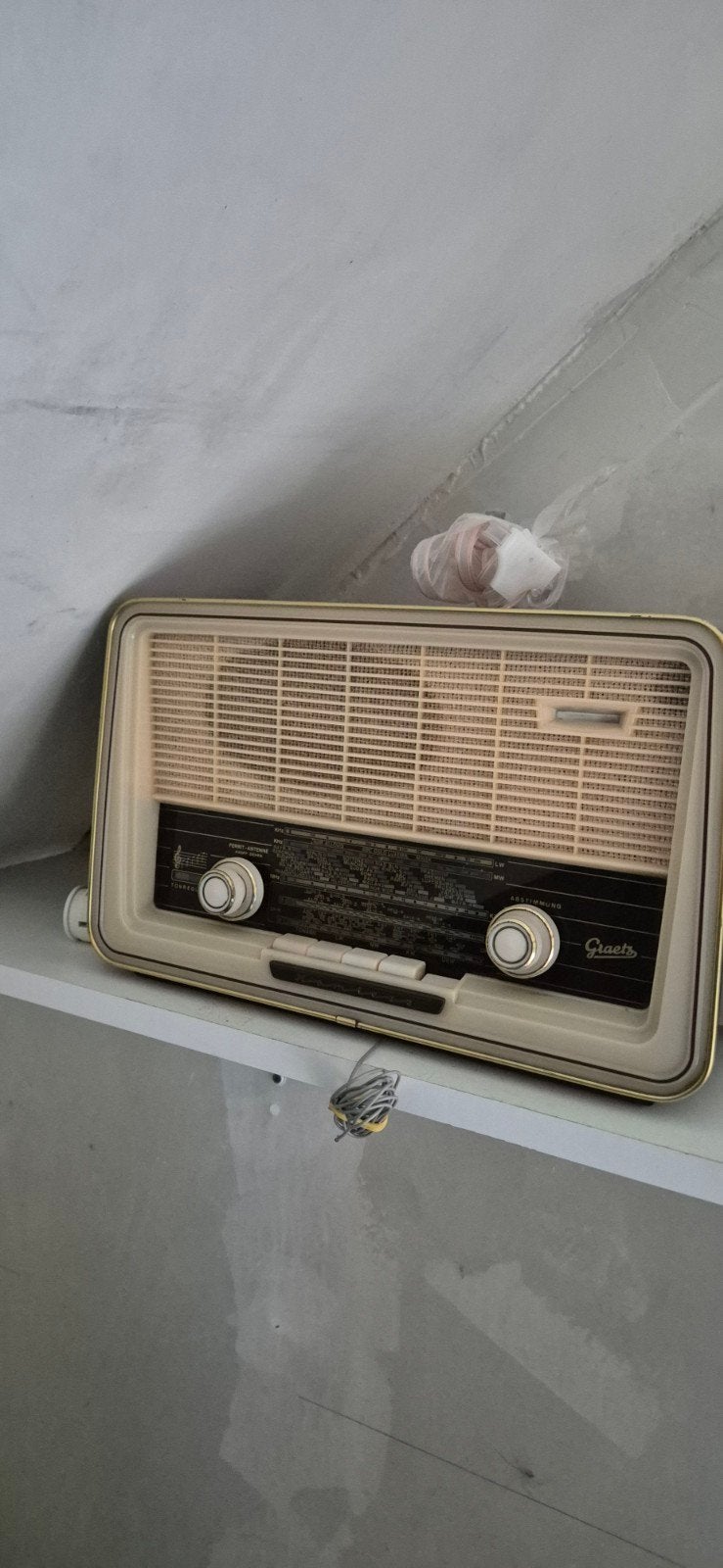 Vintage Graetz buizenradio - Klassieke radio, Ophalen, Gebruikt, Radio