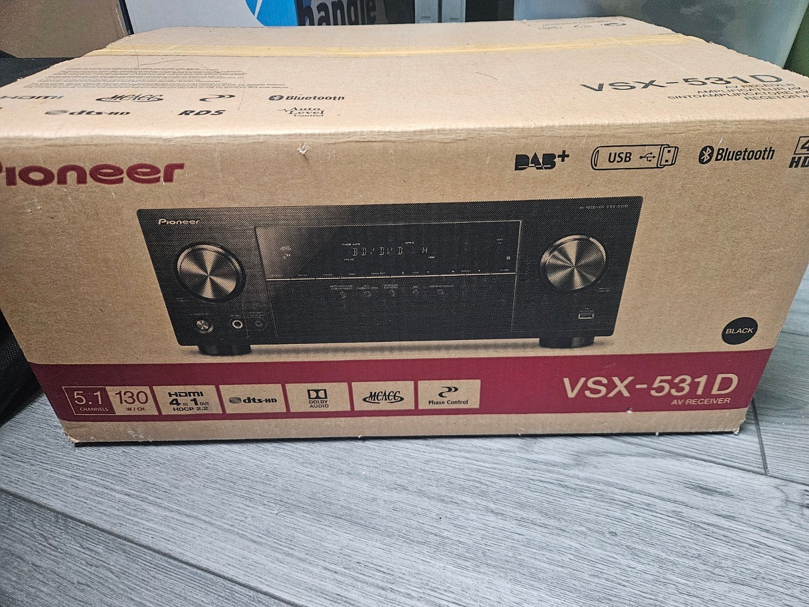 Pioneer VSX-531D AV Receiver - Nieuw in doos, Ophalen, Zo goed als nieuw, Pioneer, 120 watt of meer