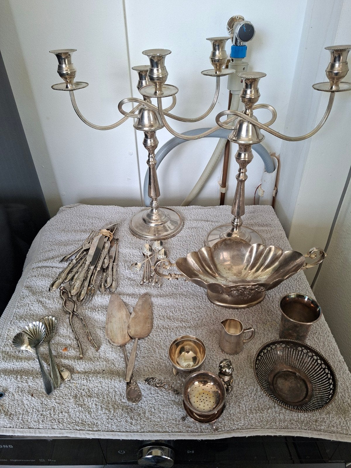 antiek verzilverd items (verkocht), Ophalen of Verzenden, Overige materialen