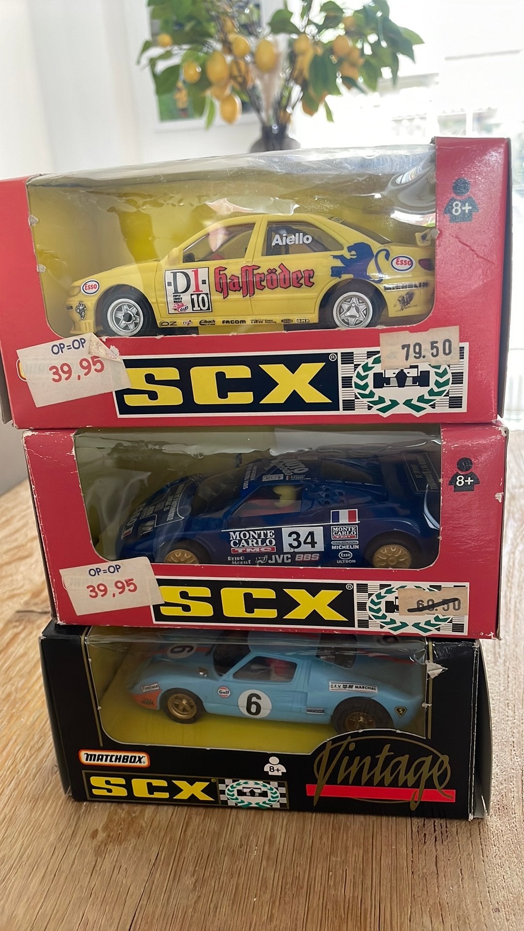 Partij van 3 scx slotcars, Ophalen of Verzenden, Zo goed als nieuw, Auto, Overige merken