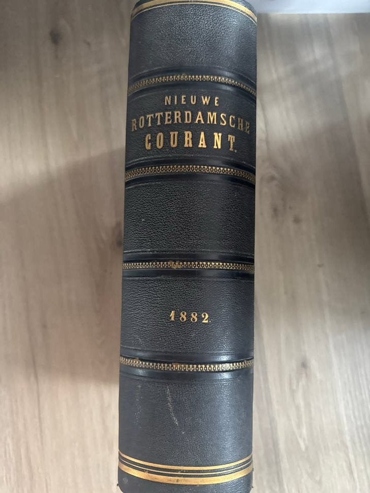 Nieuwe Rotterdamsche Courant 1882 - Compleet Jaarboek, Ophalen, Zo goed als nieuw, Krant