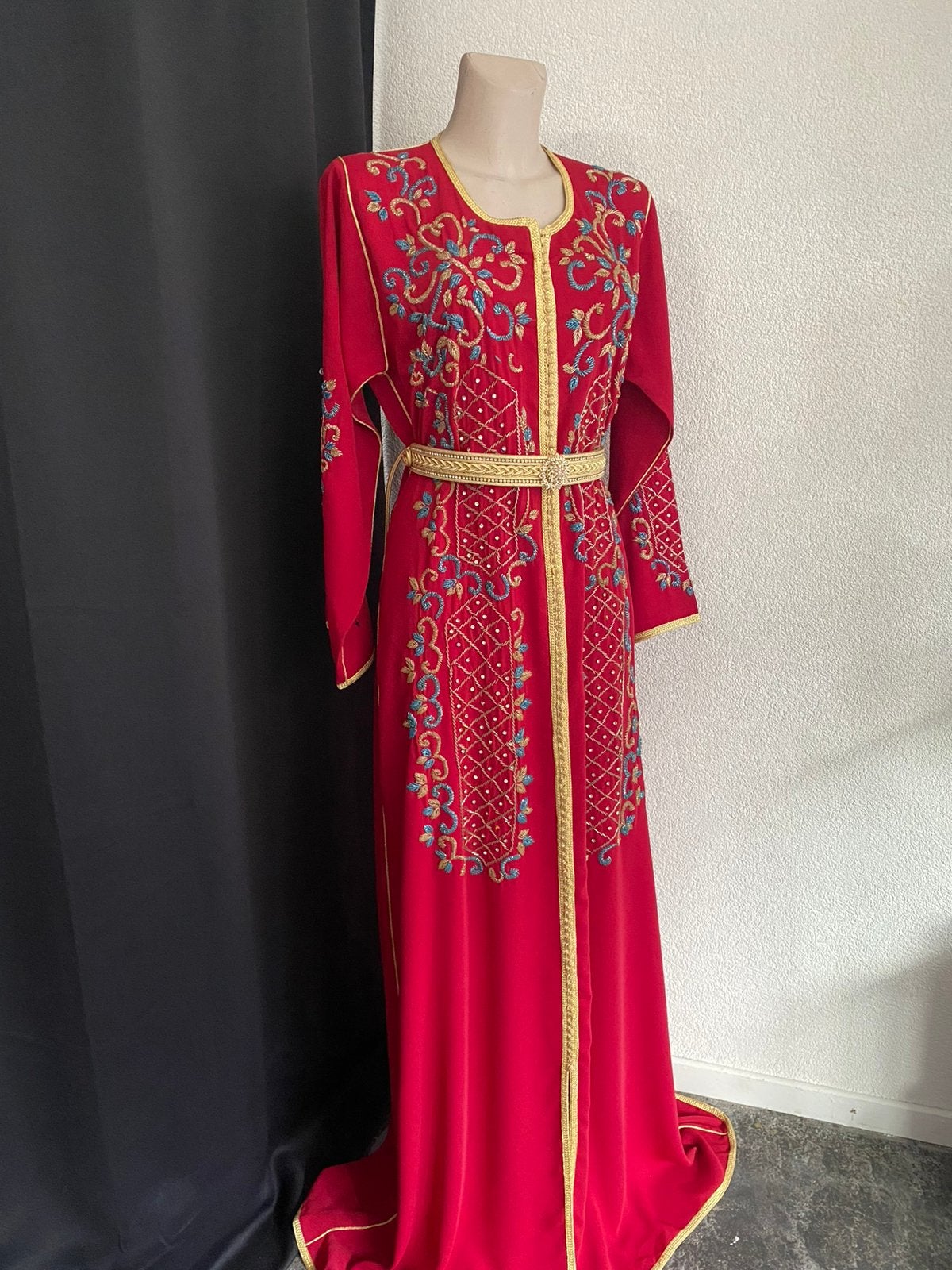 Caftan Marokkaanse jurk, Maat 38/40 (M), Overige typen, Ophalen of Verzenden, Zo goed als nieuw