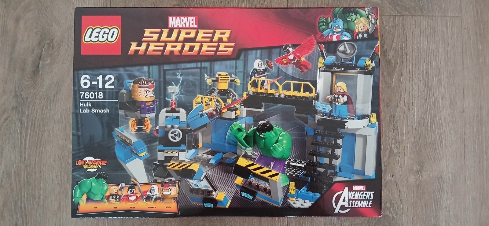 LEGO Super Heroes 76018 Hulk Lab Smash - Nieuw in doos, Marvel, Lego, Nieuw, Ophalen of Verzenden