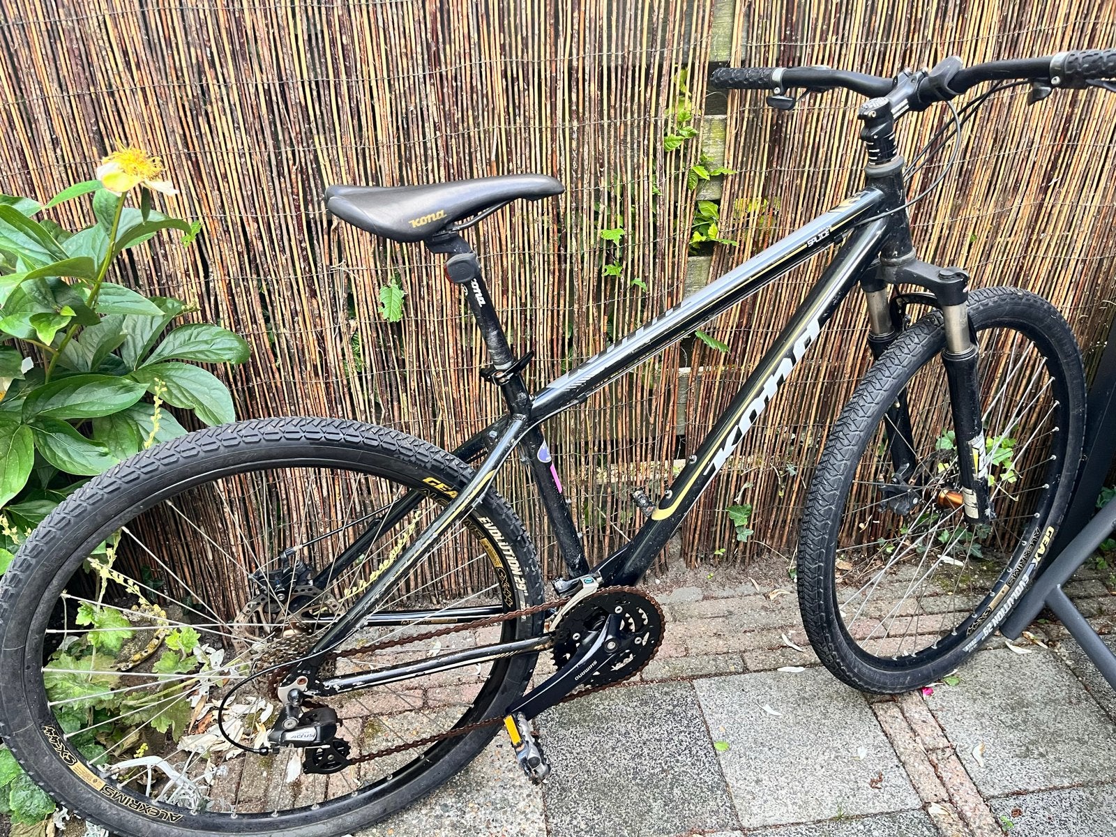 Kona Mountainbike - Zwart, Gebruikt, Goede Staat, Gebruikt, Hardtail, Heren, Schijfrem