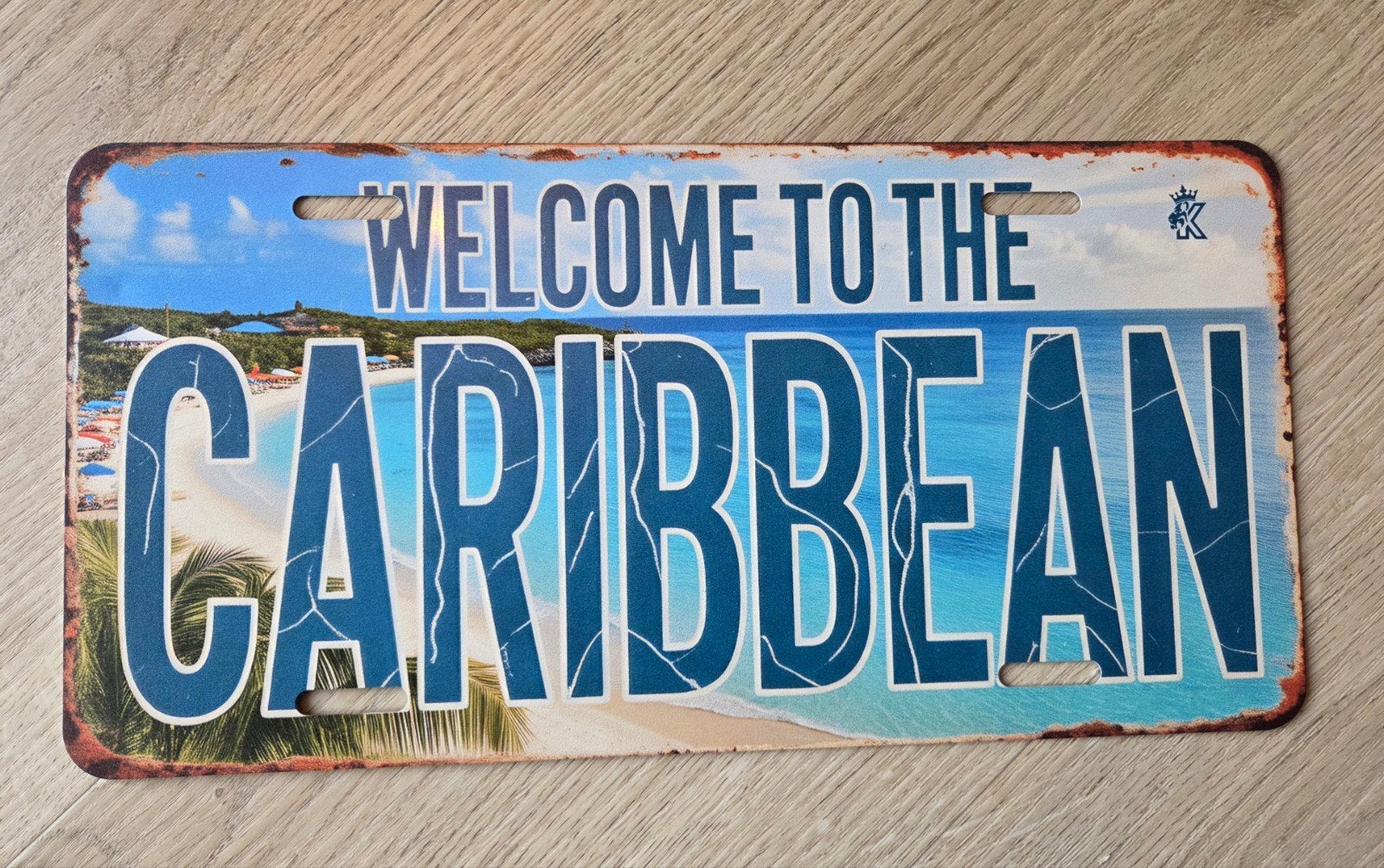 Decoratie bord Welcome to the Carribean, Ophalen of Verzenden, Nieuw