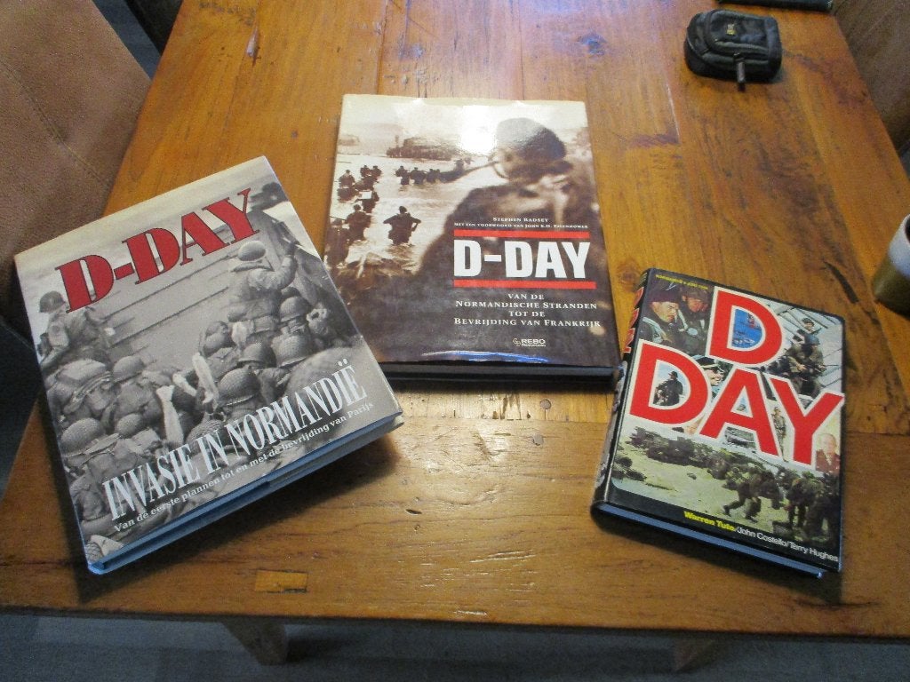 D-Day Normandie 6 juni 1944  (3 boeken), Diverse auteurs, Ophalen of Verzenden, Algemeen, Tweede Wereldoorlog