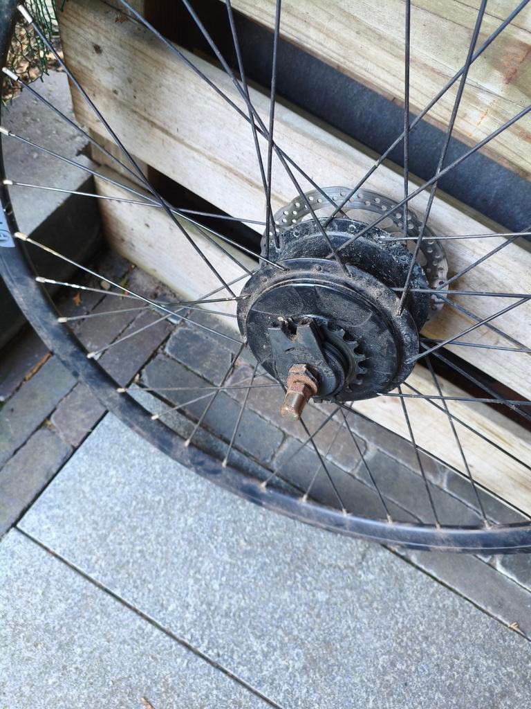 28 inch wielset met Enviolo 380 naaf, Fietsen en Brommers, Fietsonderdelen, Gebruikt, Elektrische fiets, Enviolo, Aluminium