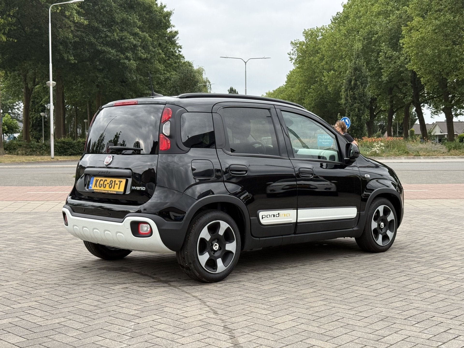 Fiat Panda Cross 1.0 Hybrid Pandina (bj 2025), Stof, Gebruikt, Zwart, Panda