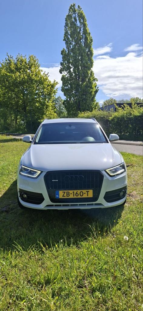 Audi Q3 2.0TFSI Quattro 125KW 2012 Wit S-line, Auto's, Audi, Particulier, Q3, 4x4, ABS, Achteruitrijcamera, Adaptieve lichten