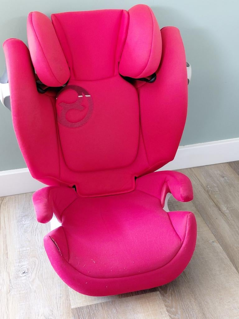 Cybex solution m-fix rood, 15 t/m 36 kg, Zo goed als nieuw, Isofix, Ophalen