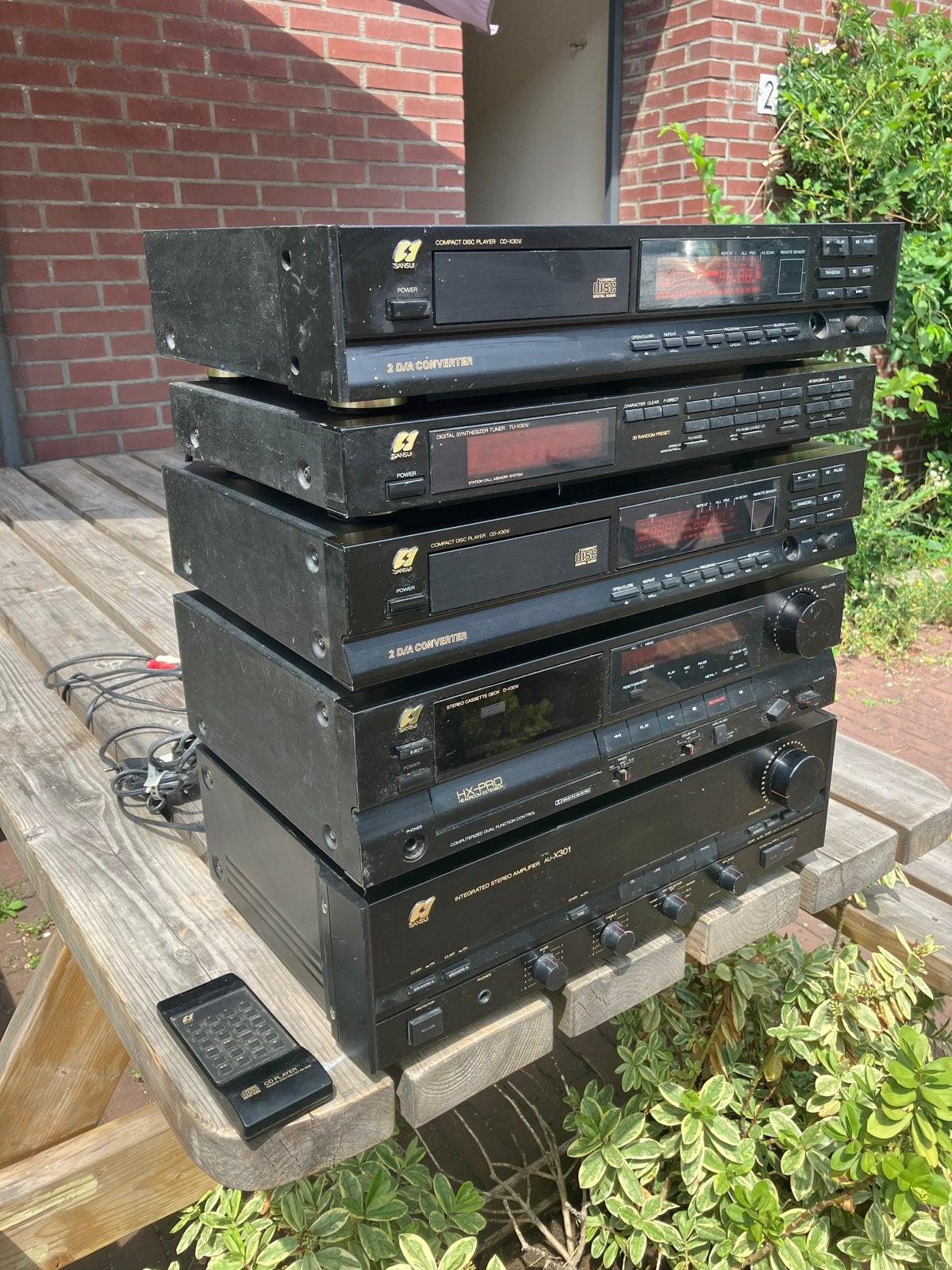 Vintage Sansuu Hifi Set, Audio, Tv en Foto, Stereo-sets, Gebruikt, Cassettedeck, Cd-speler, Tuner of Radio, Overige merken, Losse componenten