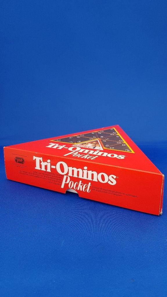 Tri-Ominos pocket, Goliath 1989. Helemaal compleet. 7B6, Tweedehands verkoop, Tweedehands verkoop, Gebruikt, Ophalen of Verzenden