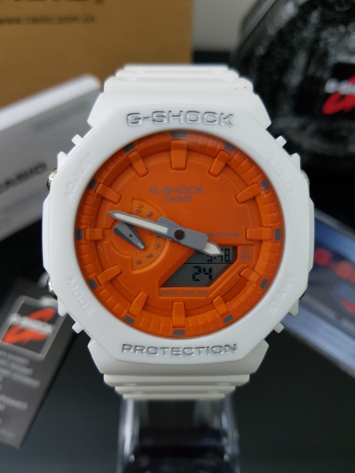 G-Shock GMA-S2100WS-7A, Ophalen of Verzenden, Nieuw, Wit, Casio G-Shock