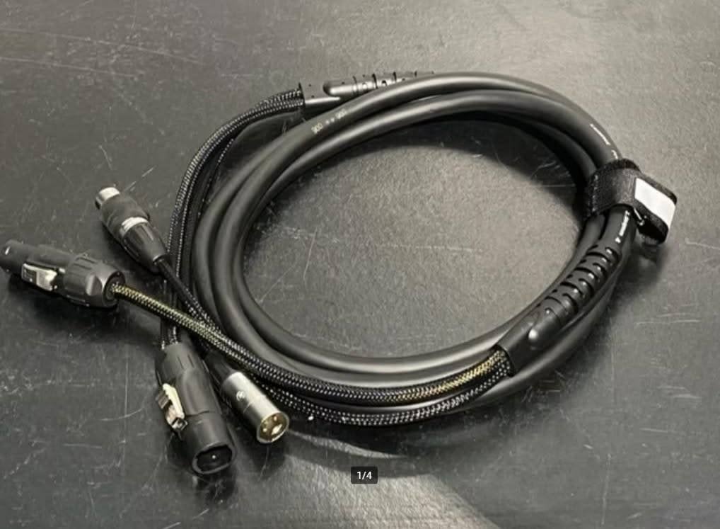 Nieuwe TrueCon1 + DMX 3-pol Combi Kabels 1,5 & 3 meters, TrueCon1 + DMX 3-pole Combi Kabels, TrueCon1 + DMX 3-pole Combi Kabels