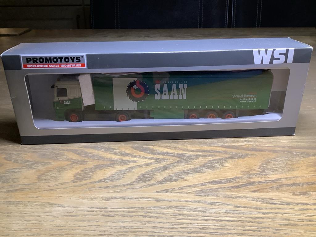 WSI Promotoys vrachtwagen SAAN Speciaal Transport, Ophalen of Verzenden, Nieuw, Bus of Vrachtwagen, Overige merken