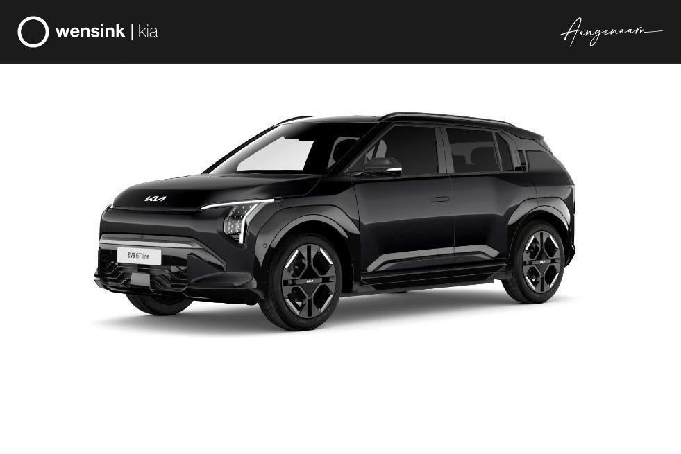 Kia EV3 GT-Line Business Edition 81.4 kWh | 19" lichtmetalen, Auto's, Kia, Stof, 510 min, Zwart, Zwart