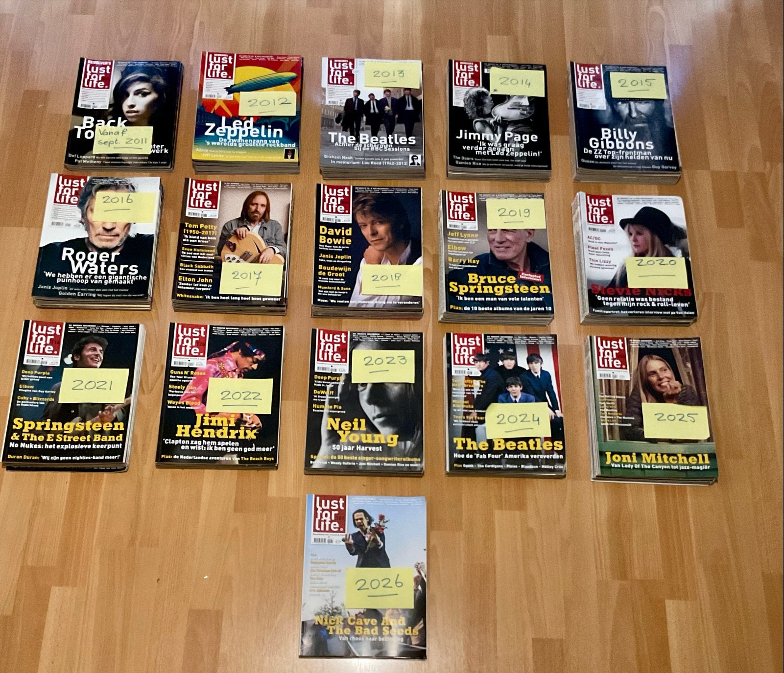Lust for Life tijdschriften - Totaal ca. 150 exemplaren, Ophalen, Zo goed als nieuw, Muziek, Film of Tv