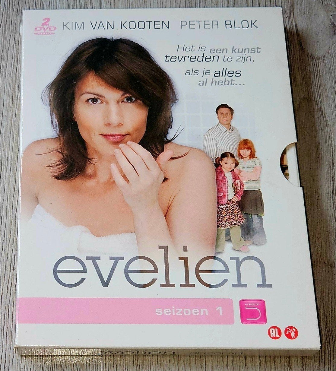 Evelien - Seizoen 1 - Kim van Kooten & Peter Blok (DVD), Ophalen of Verzenden
