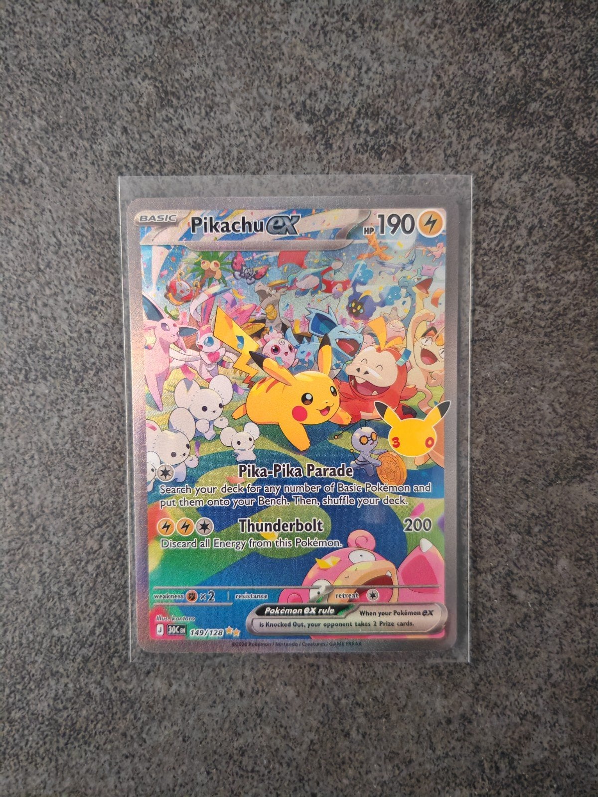 Pikachu day 30C 149/128 (Pokemon 30th anniversary), Ophalen, Nieuw