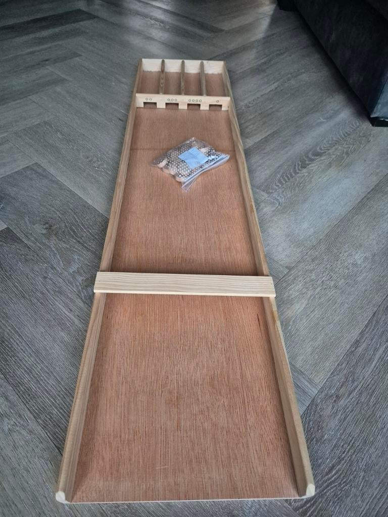 Kleine Sjoelbak - Klassiek Hollands Spel, Hobby en Vrije tijd, Vijf spelers of meer, Ophalen of Verzenden, Gebruikt, Onbekend