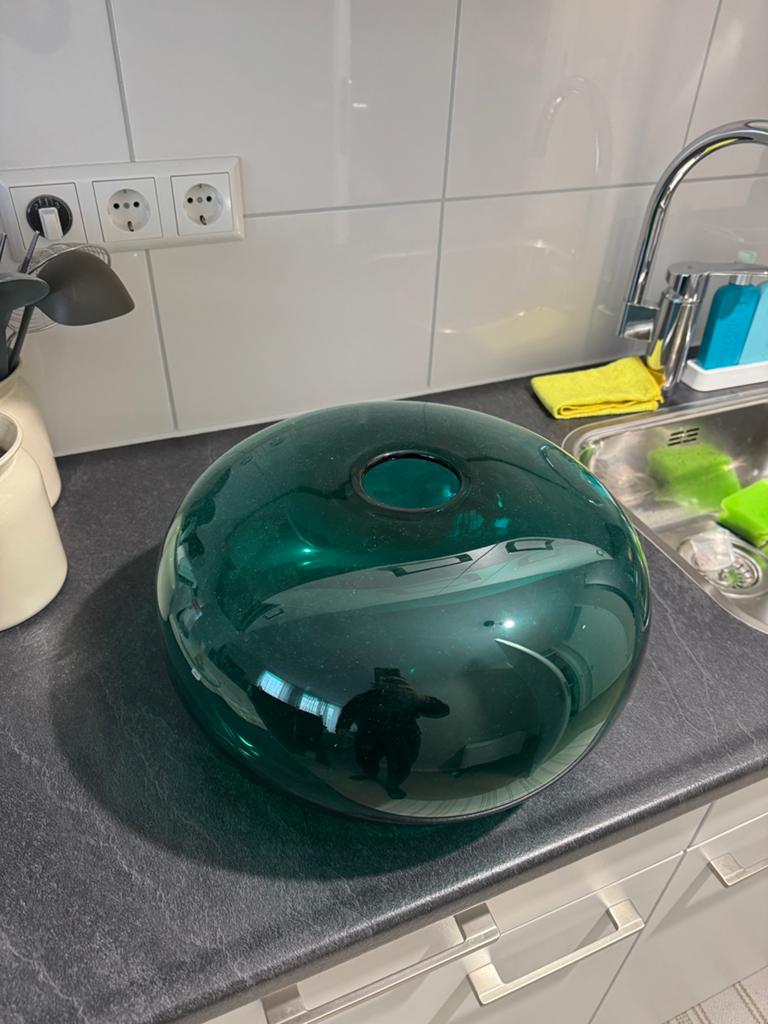 Grote groene vaas, Huis en Inrichting, Woonaccessoires | Stolpen, Ophalen, Zo goed als nieuw