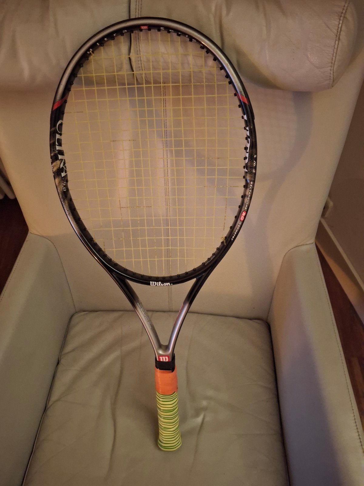 Wilson High Ultra Beam 9.0 tennisracket., Sport en Fitness, Ophalen