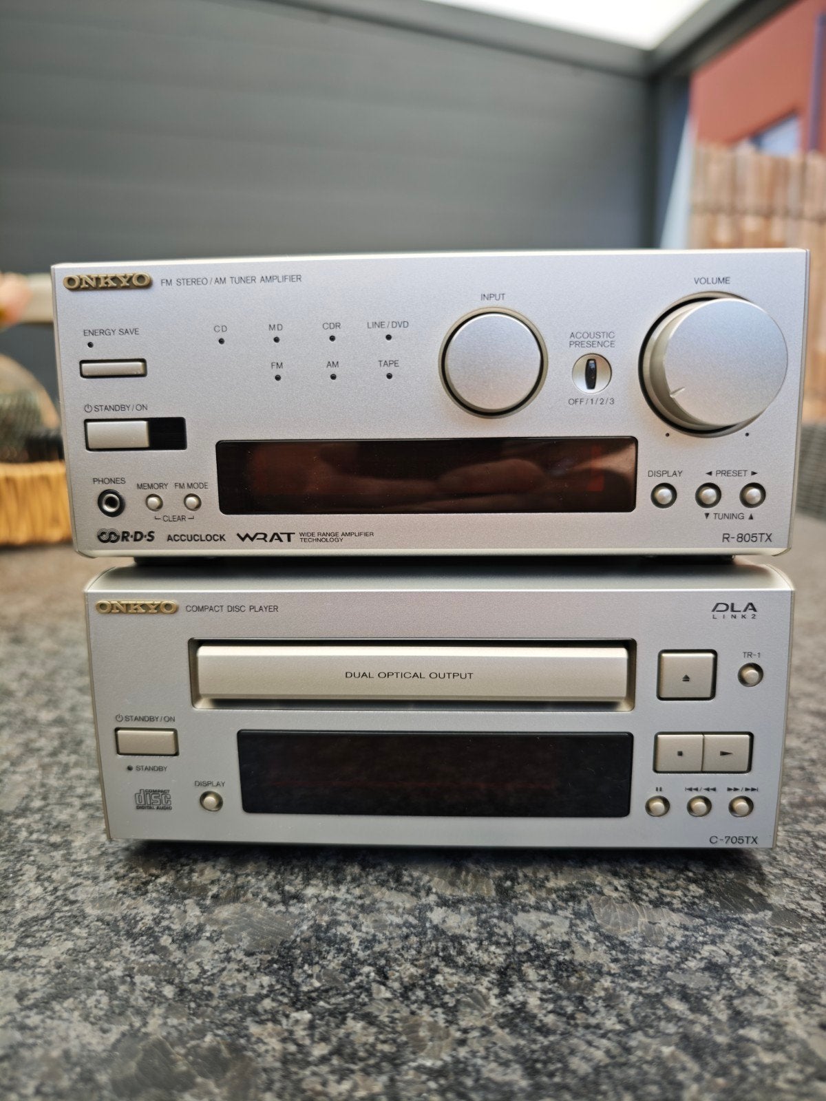 Onkyo R-805TX Versterker & C-705TX CD-speler (defect), Overige merken, Niet werkend, Cd-speler, Losse componenten