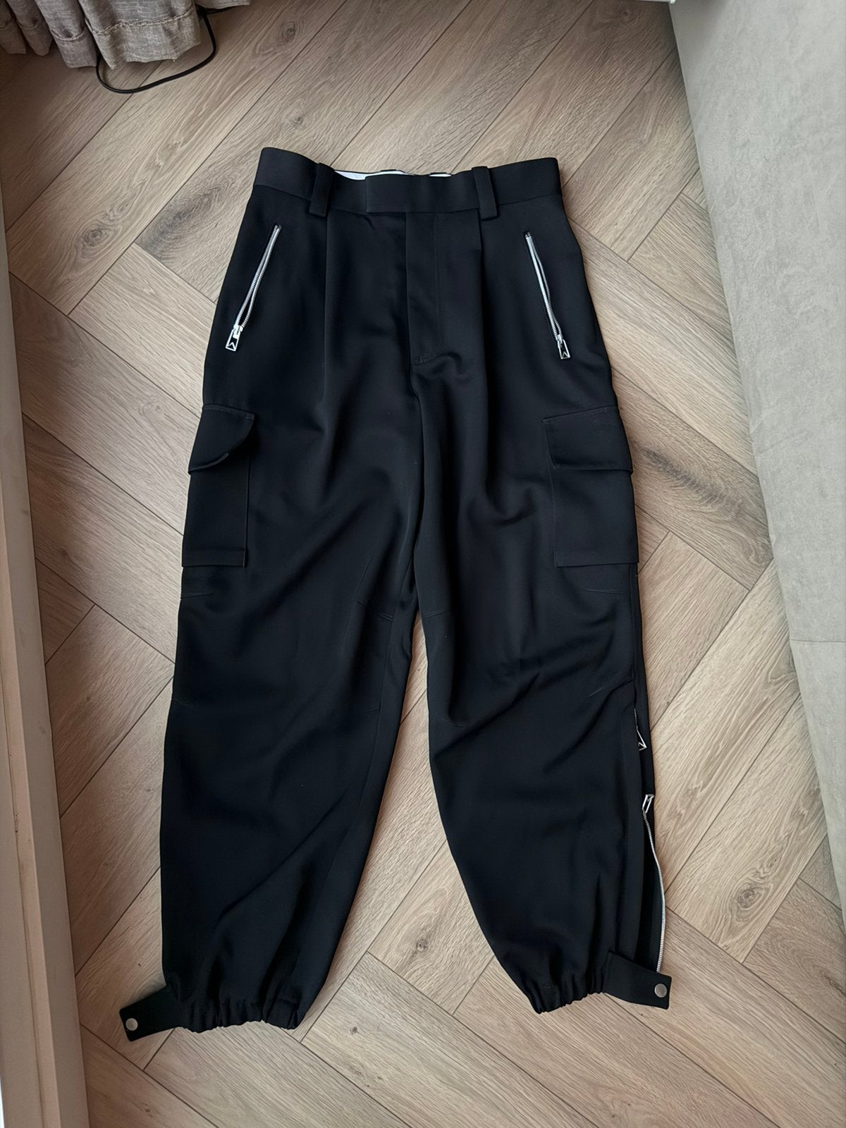 Botteg veneta trouser/ pantalon balloon zwart 46, Ophalen of Verzenden, Zo goed als nieuw, Maat 46 (S) of kleiner, Zwart