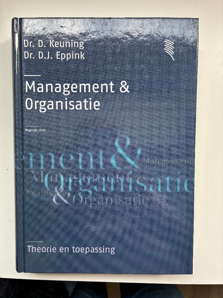 Management & Organisatie, Ophalen of Verzenden, Zie foto, Management, Zo goed als nieuw