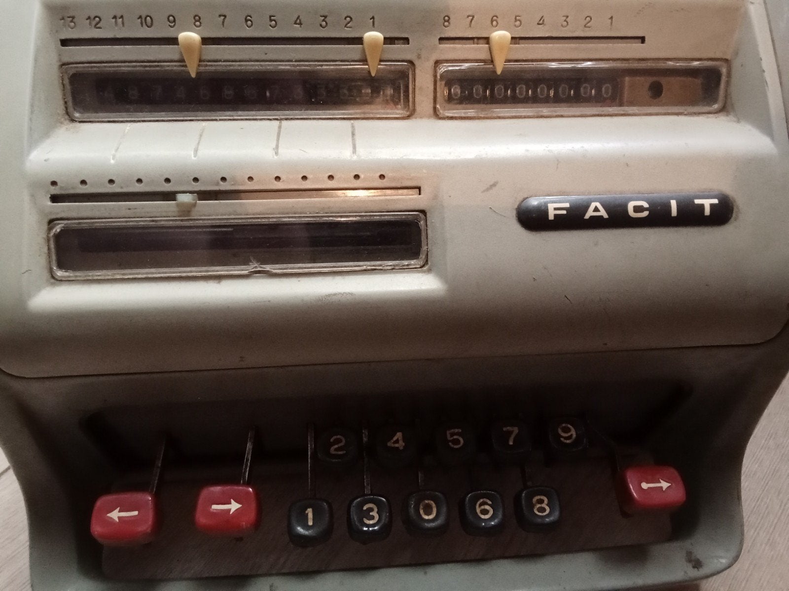 Vintage Facit Rekenmachine - Mechanische Calculator, Ophalen of Verzenden, Vintage Facit Rekenmachine - Mechanische Calculator