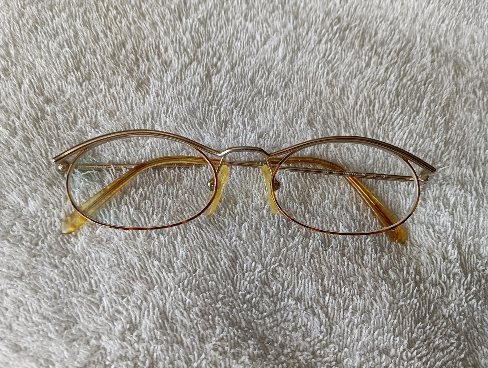 Vintage Harley-Davidson Brilmontuur – Model HD 34 – Goud, Sieraden, Tassen en Uiterlijk, Zonnebrillen en Brillen | Heren, Ophalen of Verzenden
